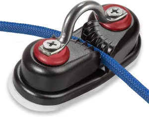 Cam Cleat, Rope Cleat, Ball Bearing Fast Entry Cam Cleat for Line Sizes Upto 5/8-Inch, Aluminum, Sailing Sailboat Kayak Canoe Dinghy Accessories