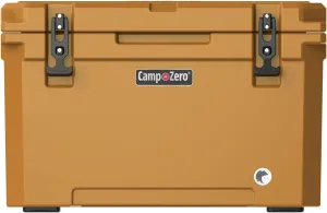 CAMP-ZERO 40L-42 Quart Hard Cooler Ice Chest, Perfect for Drinks, Beach, Picnics, Boating, Hunting, Camping and Travel with 4 Molded-in Cup Holders and Comfort Grip Handles