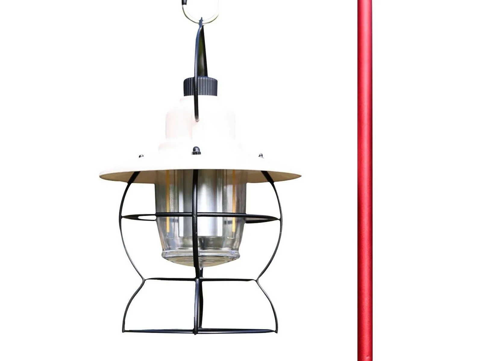 Camping Aluminium Collapsible with Stand Lantern and Slashed prices Stake Red Budget-conscious Alloy Hook