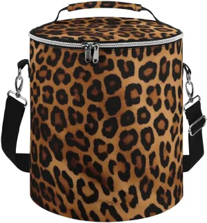 Camping Cooler Bag, Cool Cheetah Leopard Print Portable Ice Pack Outdoor Cooler Bag Picnic Cooler Bag Foldable Cooler Bag, style
