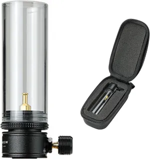 CAMPINGMOON Candle Lantern Gas Mini Small Camping Backpacking Black BKT-1D