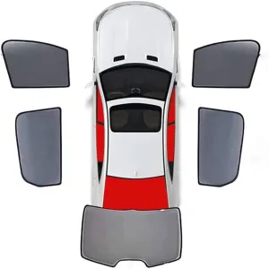 Car Side Window Sunshades for Opel Astron, Sun Protection Heat UV Foldable Triangular Rear Full Covers Interior Accessories Automotive,F