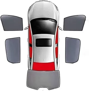 Car Window Shades for Suzuki Grand Vitra Before-2014, Foldable Magnetic Side Window Shade Stretchable Breathable Sunshade Screens Car Accessories,5pcs