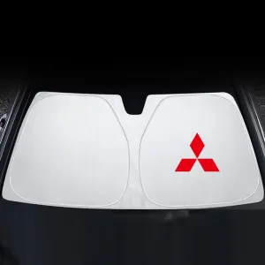 Car Windshield Sun Shade for Mitsubishi Mirage GT 2016-2019, Foldable Front Window Sunshade Sun Visor Protector Block UV Rays Car Interior Accessories