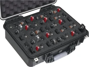 Case Club 55 Folding Knife Case - Hard Sided Travel and Storage Organizer Case fits a Variety of Folding Knives, Swiss Army Knives, Butterfly Knives & More in a Lockable Rugged Case, Black