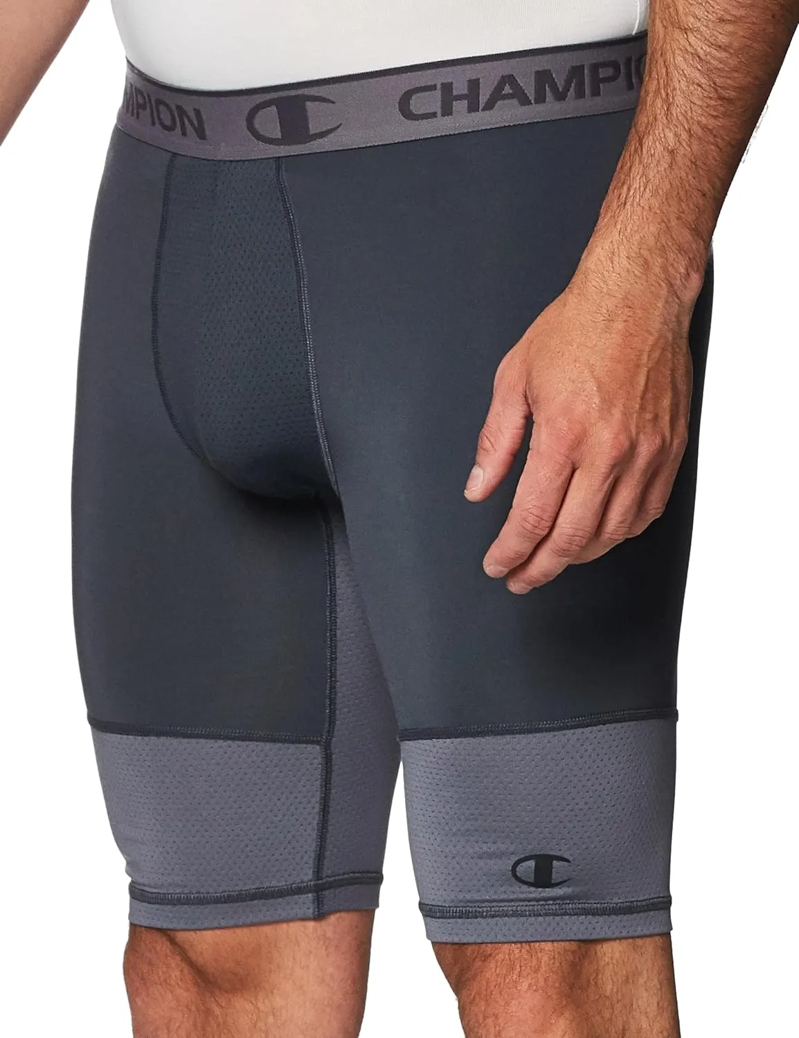 Champion Men's Compression Shorts, Total Support Pouch, Mvp, Moisture-wicking, 6" & 9"