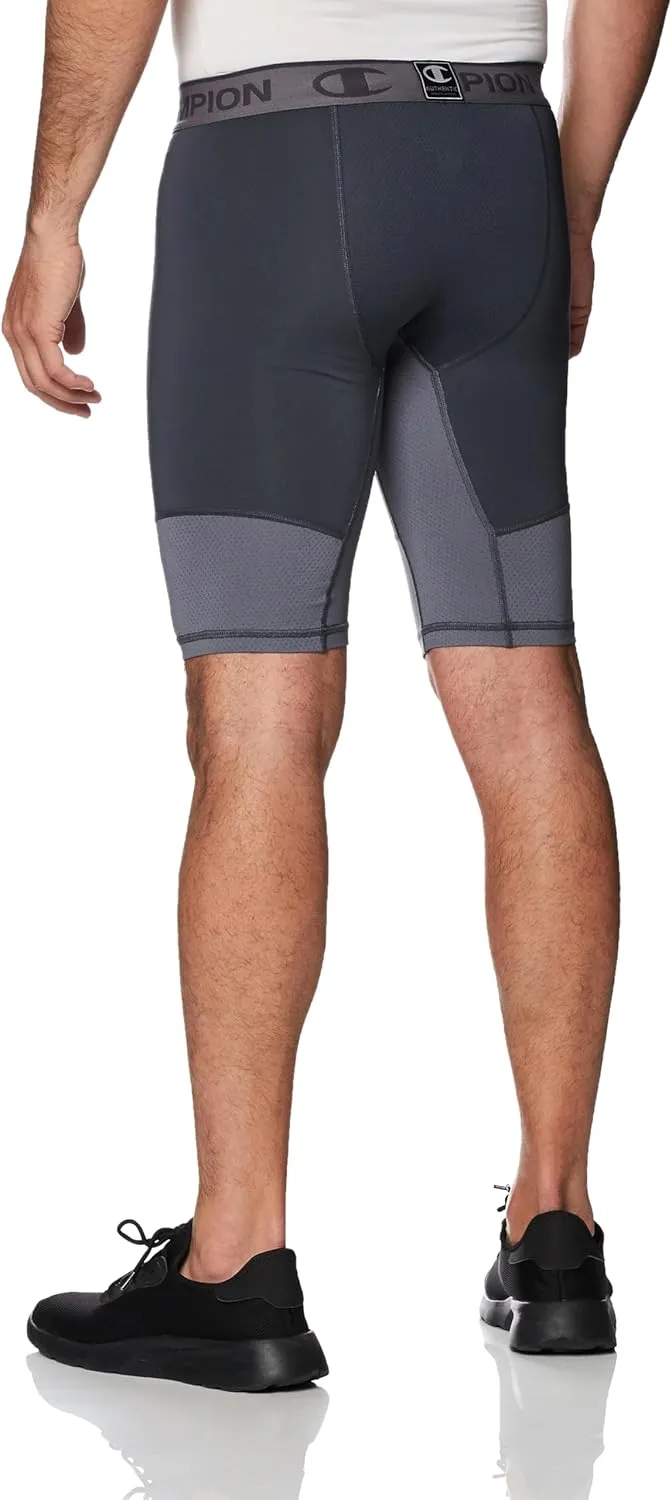 Champion Men's Compression Shorts, Total Support Pouch, Mvp, Moisture-wicking, 6" & 9"