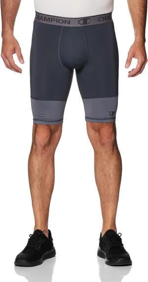 Champion Men's Compression Shorts, Total Support Pouch, Mvp, Moisture-wicking, 6" & 9"