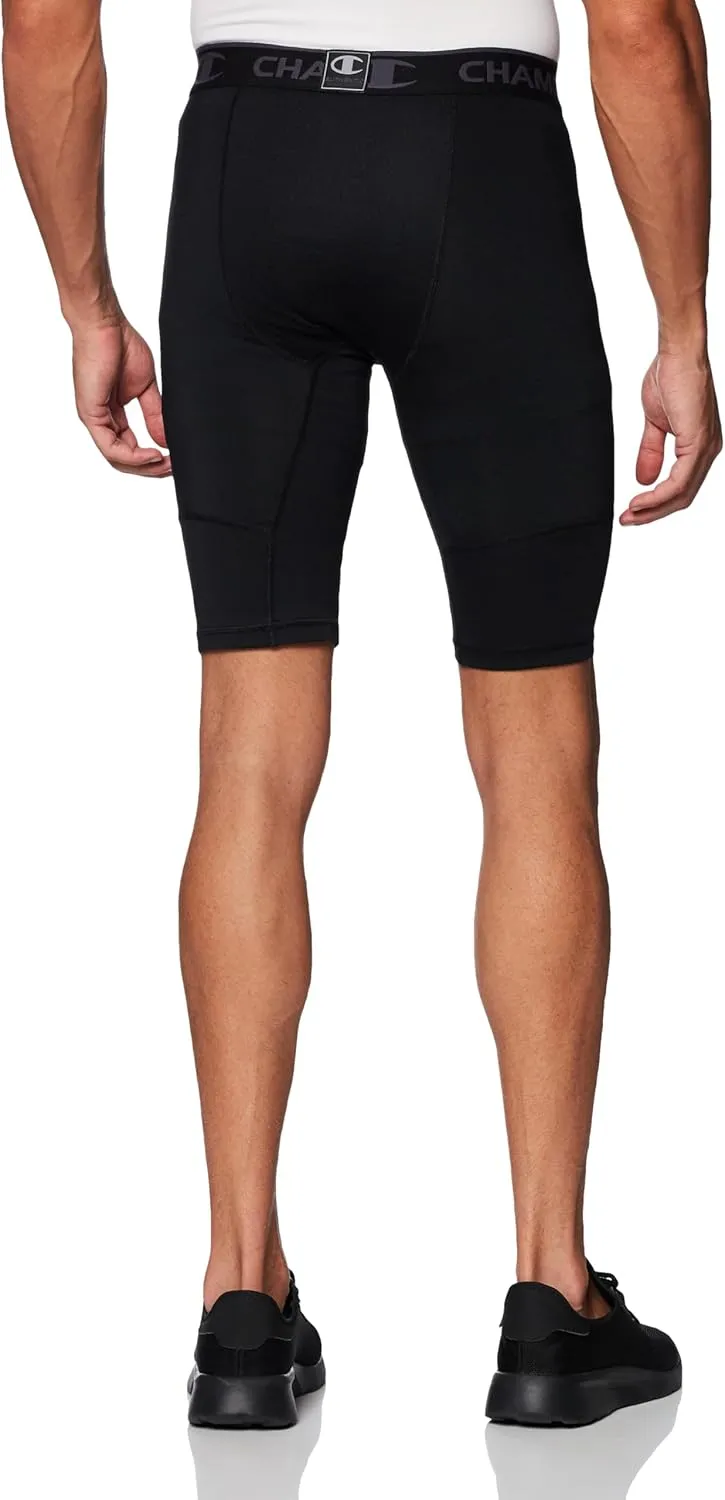 Champion Men's Compression Shorts, Total Support Pouch, Mvp, Moisture-wicking, 6" & 9"