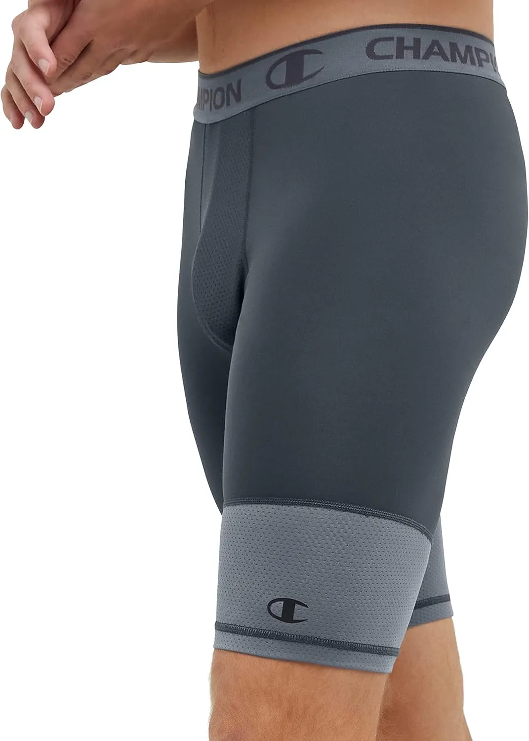 Champion Men's Compression Shorts with Total Support Pouch 6" & 9"