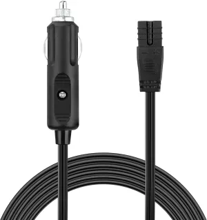 CJP-Geek 2-Prong Car DC 12V Adapter Compatible with Coca Cola KW-C4 KWC4 KWC-4C KWC4C 6 Can 4 Liter 4L Mini Fridge Cocacola Coke Thermoelectric Cooler CC-10G Koolatron 12 Volts Auto Power Supply Cord