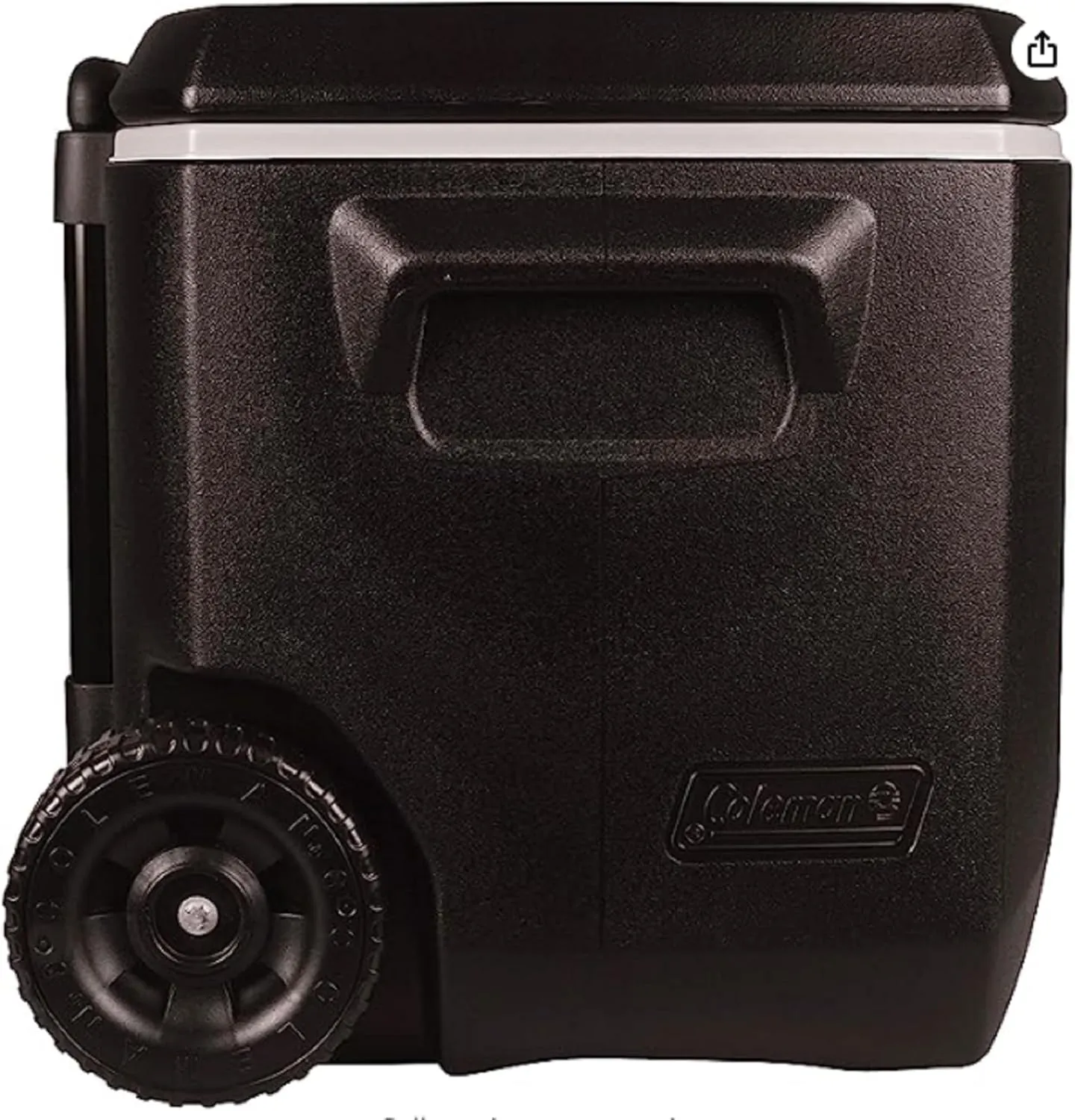 Coleman Xtreme 50qt Wheeled Cooler, Extra-Walled Insulation Keeps Ice up to 5 Days, Portable Rolling Hard Chiller