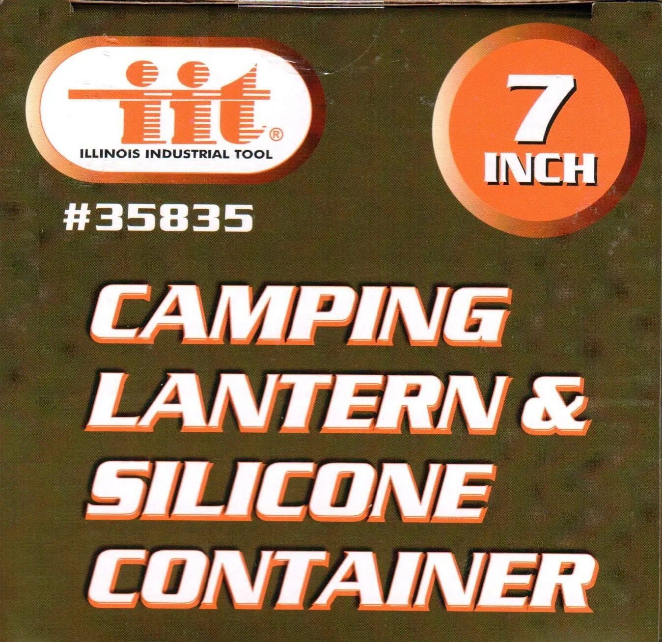 Collapsible Lantern Light and Silicone Storage Container for Camping, Hunting & Fishing