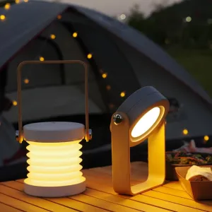 Collapsible Led Rechargeable Camping Lantern Lamp,Touch Battery Powered Light,Portable Emergency Flashlight,Suitable for Outdoor, Camping, Tent,Office, Power Outages