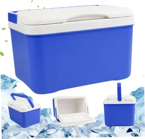 Cooler 6-Liter Capacity Small Cooler Portable Hard Cooler with 110° Swing Handle Keeps Contents Cool Or Warm Great for Camping Beach Picnic Breastmilk Preservation,Small Cooler