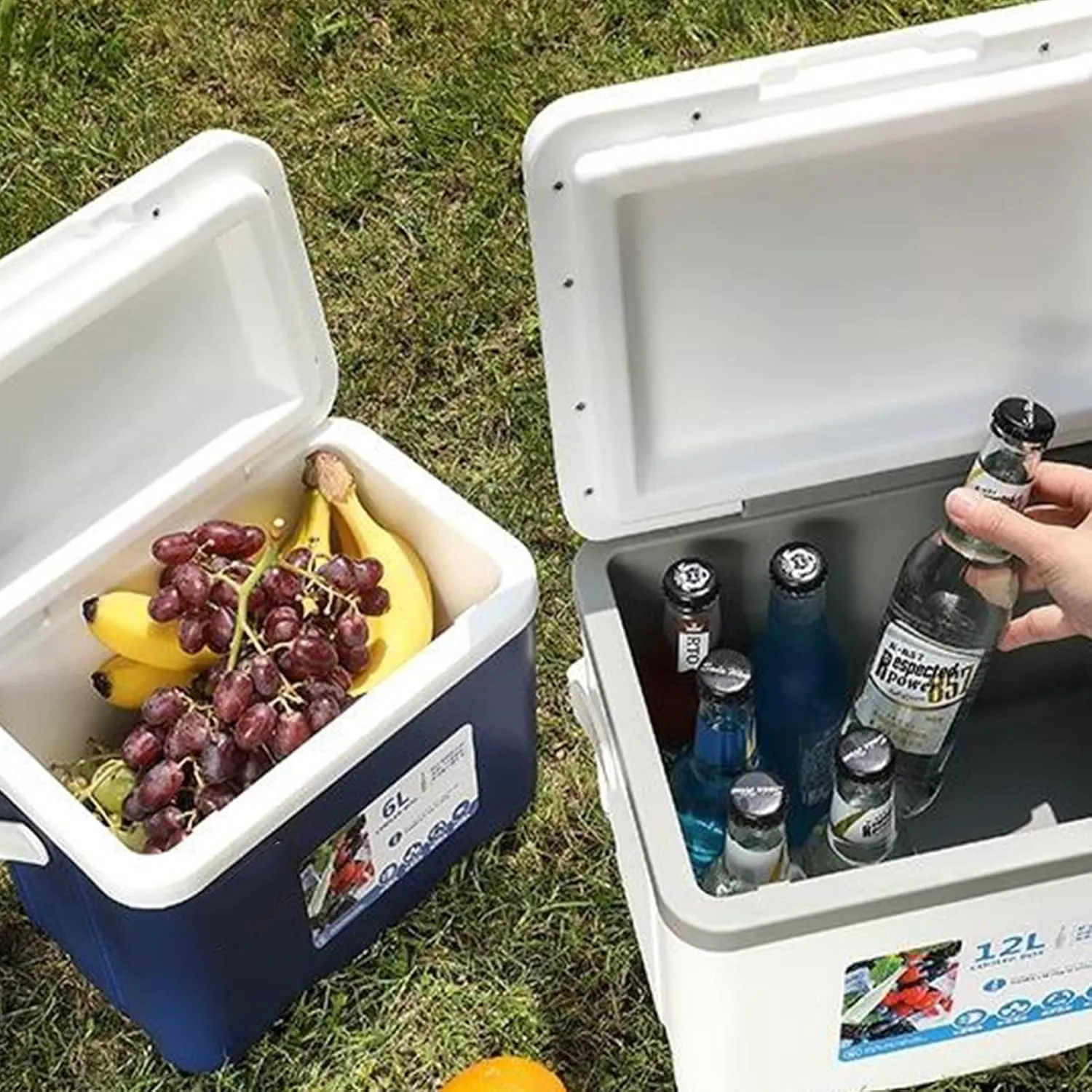 Cooler for Bentley Bacalar/Bentayga/Continental GT/Arnage/Continental R Insulated Hard Ice Box Large High-Performance Storage Box Portable Cool Picnic Box,A-33.5 * 25.5 * 32.5cm
