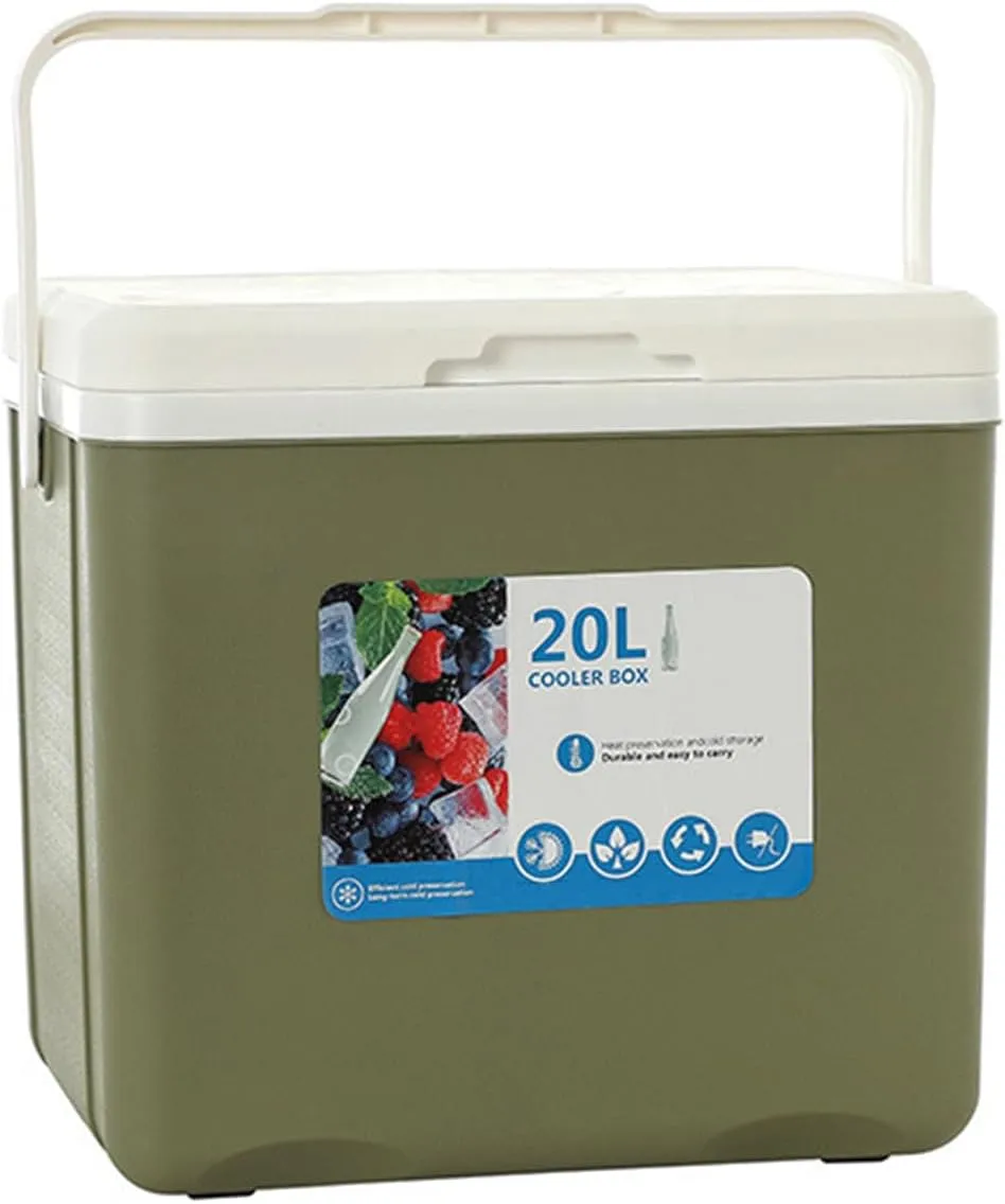 Cooler for Citro?n Berlingo/Jumper/Jumpy/2CV/Nemo/Xantia/Xsara Insulated Hard Ice Box Large High-Performance Storage Box Portable Cool Picnic Box Festival Camping,C-33.5 * 25.5 * 32.5cm