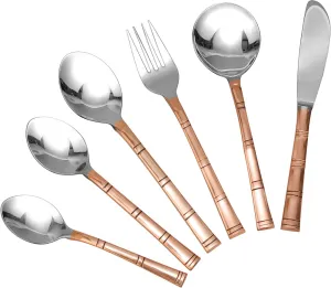 Copper Stainless Steel Two Tone Dinner Knife (Price is for 1 Dozen)