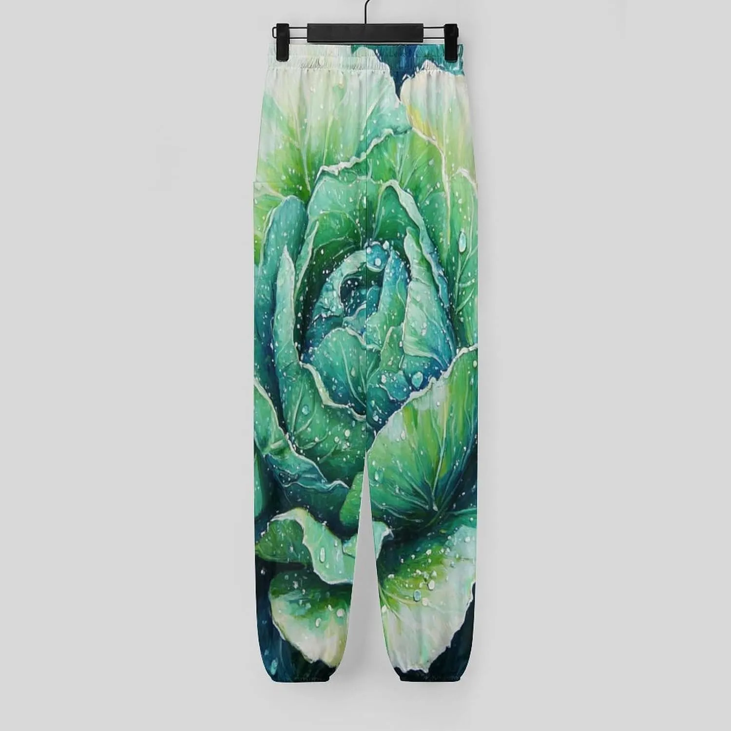 Crosses Texture Yoga Harem Pants for Women Elastic High Waisted Loose Lantern Tapered Harem Pants with Pockets