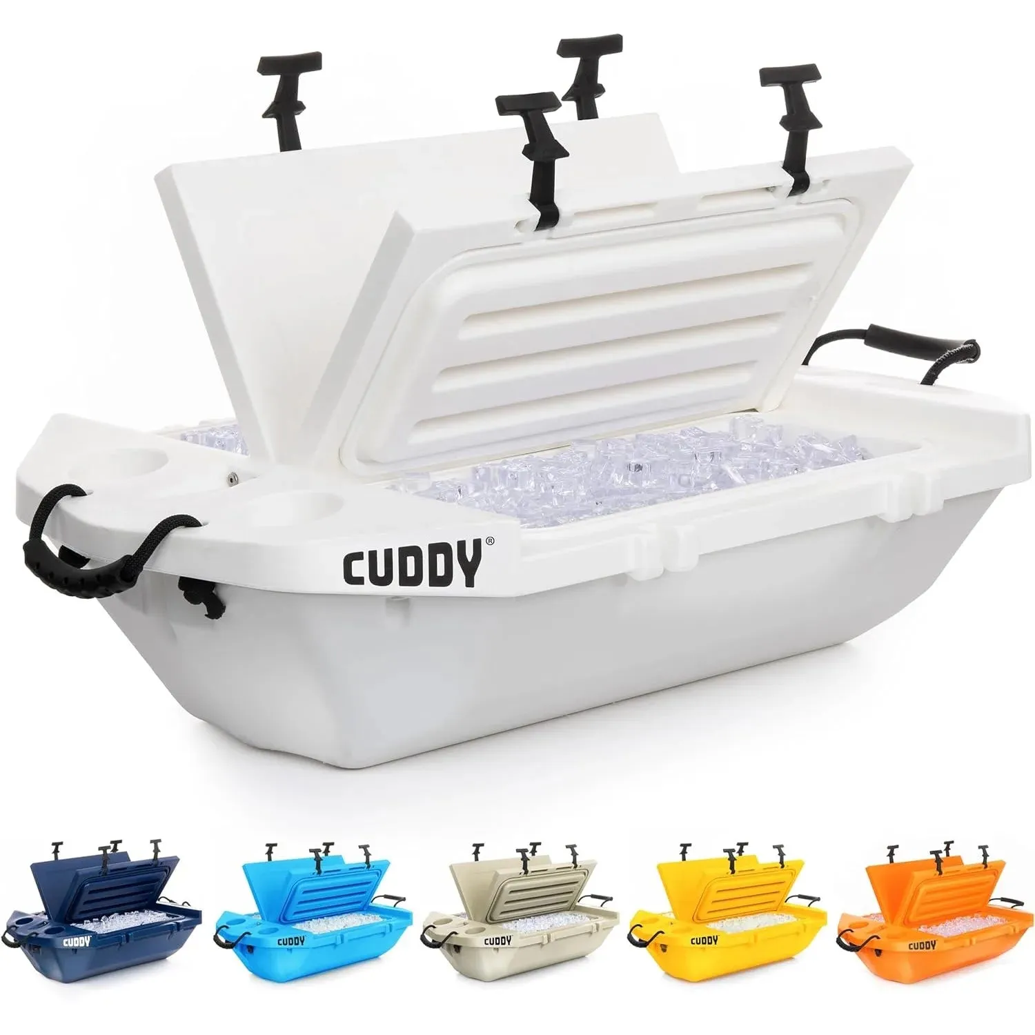Cuddy Floating Cooler & Dry Storage Vessel – 40QT | Amphibious Hard Shell Design