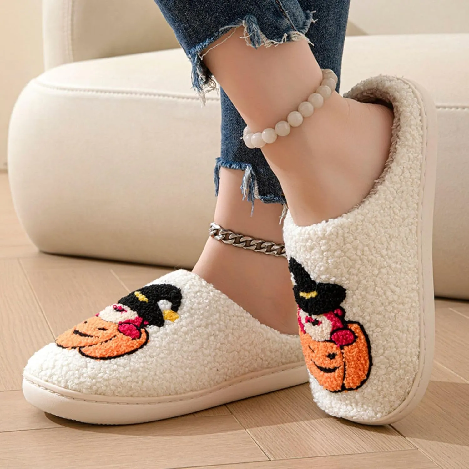 Cute Cat Slippers Strawberry Cherry Mushroom Slippers Evil Eye Blue Eye Slippers Smile Face Women's Men's Household Shoes Memory Foam Fluffy Couple Slippers Cloud Slip On Slippers