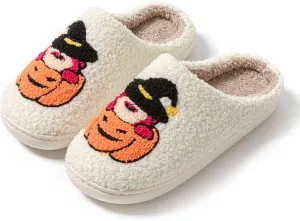 Cute Cat Slippers Strawberry Cherry Mushroom Slippers Evil Eye Blue Eye Slippers Smile Face Women's Men's Household Shoes Memory Foam Fluffy Couple Slippers Cloud Slip On Slippers