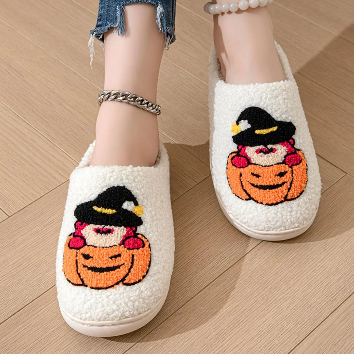 Cute Cat Slippers Strawberry Cherry Mushroom Slippers Evil Eye Blue Eye Slippers Smile Face Women's Men's Household Shoes Memory Foam Fluffy Couple Slippers Cloud Slip On Slippers