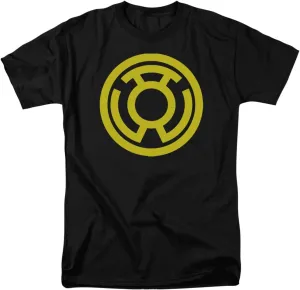 DC Comics Green Lantern Sinestro Corps Logo Adult T-Shirt Tee