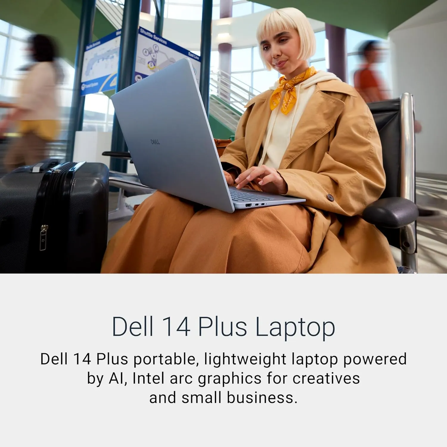 Dell 14 Plus Laptop DB14250-14-inch 16:10 2.5K (2560x1600) Display, Intel Core Ultra 7-258V, 32GB LPDDR5X RAM, 1TB SSD, Intel Arc Graphics, Backlit Copilot Key Keyboard - Previously Inspiron