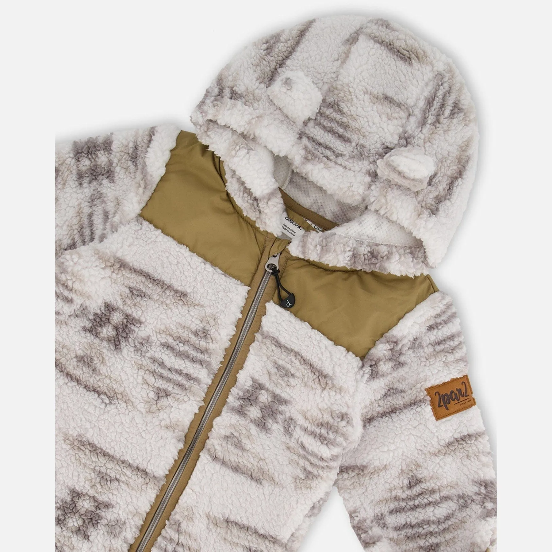 Deux Par Deux One-Piece Baby Plush - Printed Nordic