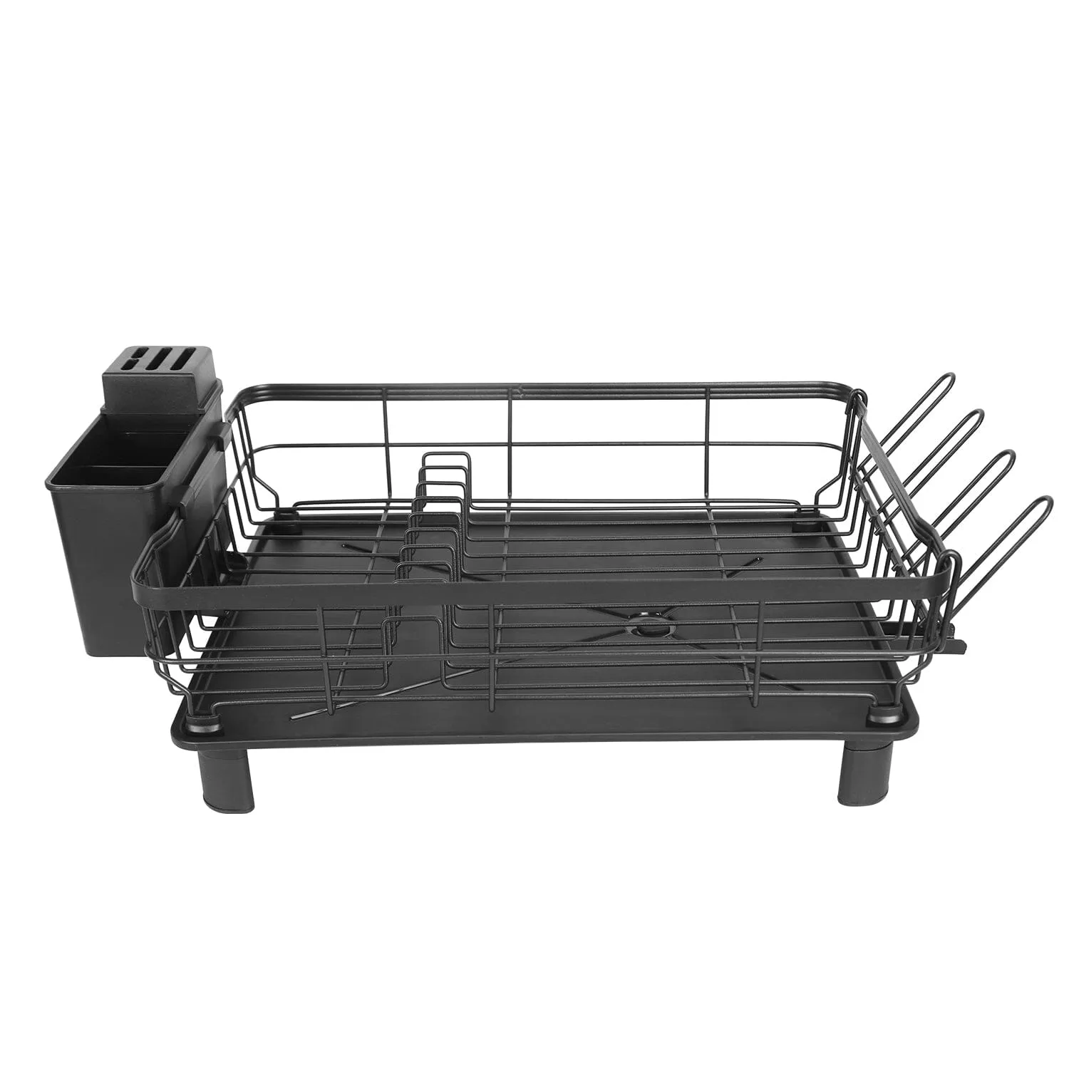 Dish Drying Rack Drain Board Utensil Holder Organizer
