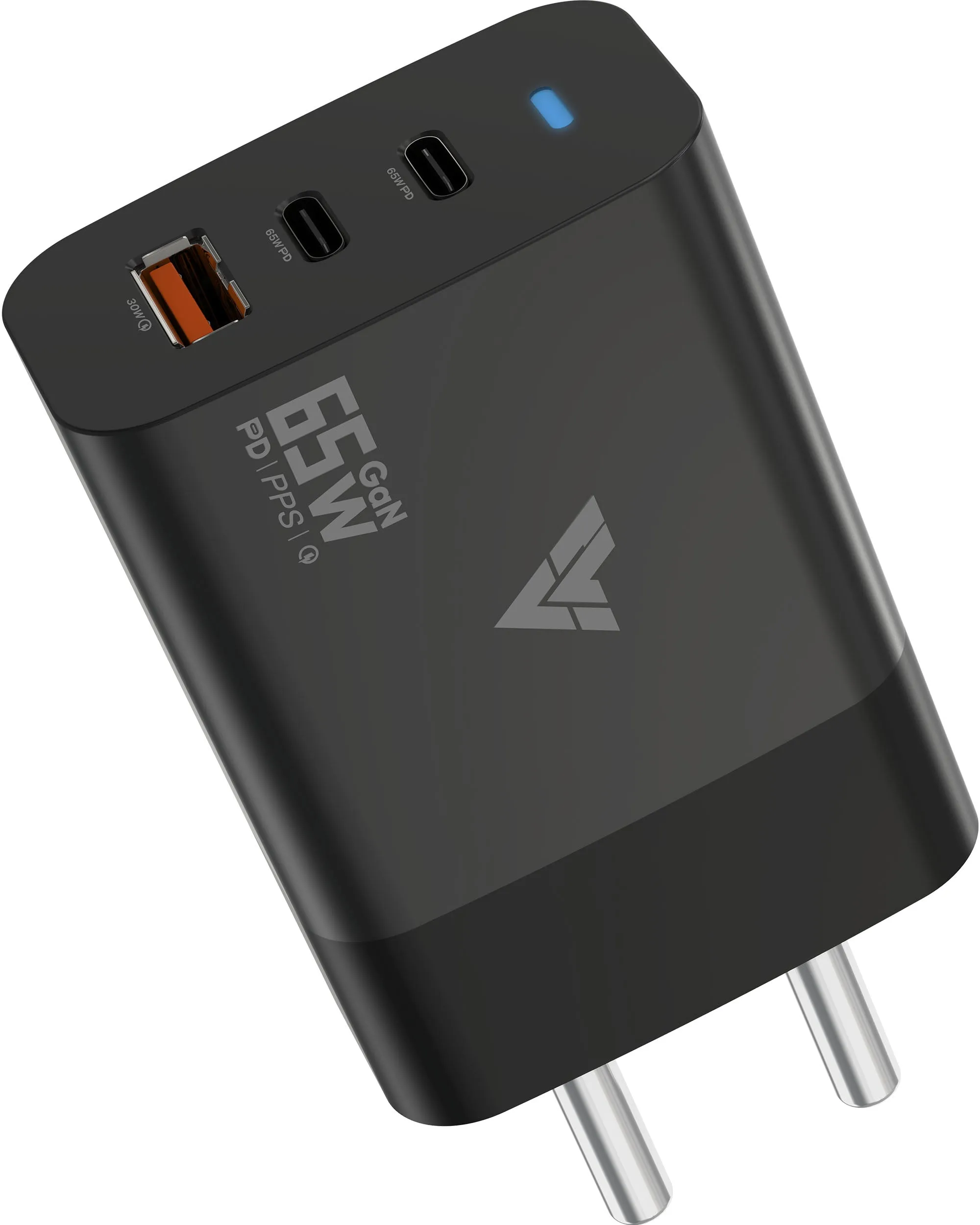DR VAKU® 65W Charger Type C Fast Adapter with Multi Port Dual PD Charging GaN Technology for MacBook Laptop, iPhone 16/16 Plus/16 Pro/16 Pro Max, 15/14/13/12 Series, Samsung and Android Devices