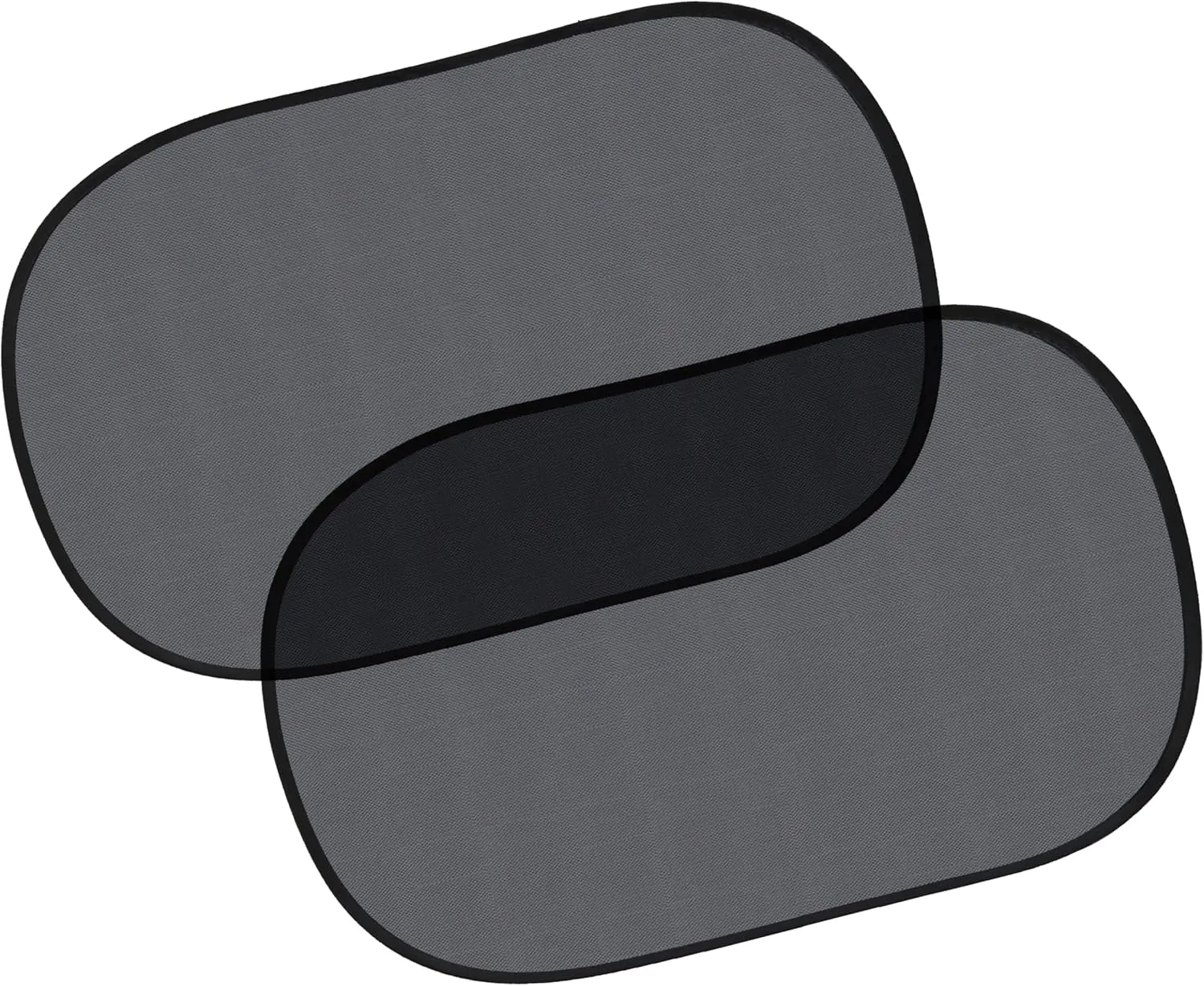 EcoNour Car Window Shades for Baby (2 Pack Transparent) | Sun Shade Window for Kids | Shades for Side Windows | Automotive Sun Protection from UV & Sun Glare | Car Baby Accessories | Medium 20"x12"