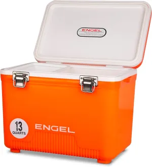 ENGEL 13qt Leak-Proof, Air Tight, Drybox Cooler and Small Hard Shell Lunchbox for Men and Women