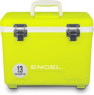 ENGEL 13qt Leak-Proof, Air Tight, Drybox Cooler and Small Hard Shell Lunchbox for Men and Women