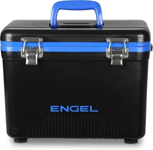 ENGEL 13qt Leak-Proof, Air Tight, Drybox Cooler and Small Hard Shell Lunchbox for Men and Women