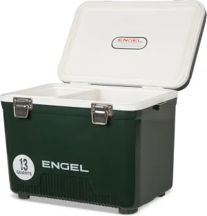 ENGEL 13qt Leak-Proof, Air Tight, Drybox Cooler and Small Hard Shell Lunchbox for Men and Women