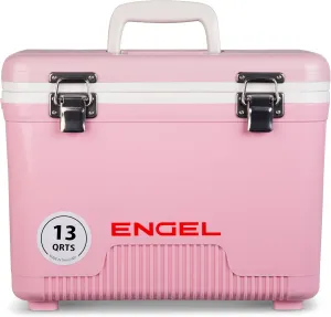 ENGEL 13qt Leak-Proof, Air Tight, Drybox Cooler and Small Hard Shell Lunchbox for Men and Women