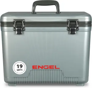 Engel 19qt Leak-Proof, Air Tight, Drybox Cooler and Small Hard Shell Lunchbox for Men and Women