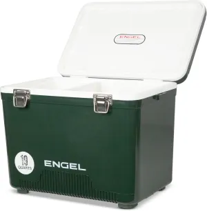 Engel 19qt Leak-Proof, Air Tight, Drybox Cooler and Small Hard Shell Lunchbox for Men and Women