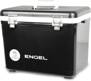 Engel 19qt Leak-Proof, Air Tight, Drybox Cooler and Small Hard Shell Lunchbox for Men and Women