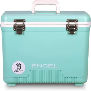 Engel 19qt Leak-Proof, Air Tight, Drybox Cooler and Small Hard Shell Lunchbox for Men and Women