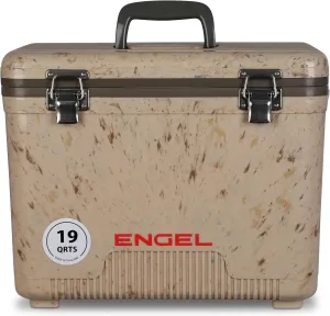 Engel 19qt Leak-Proof, Air Tight, Drybox Cooler and Small Hard Shell Lunchbox for Men and Women