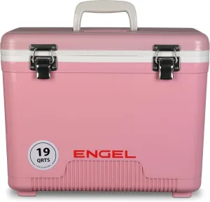 Engel 19qt Leak-Proof, Air Tight, Drybox Cooler and Small Hard Shell Lunchbox for Men and Women