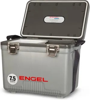 Engel UC7 7.5qt Leak-Proof, Air Tight, Drybox Cooler and Small Hard Shell Lunchbox for Men and Women