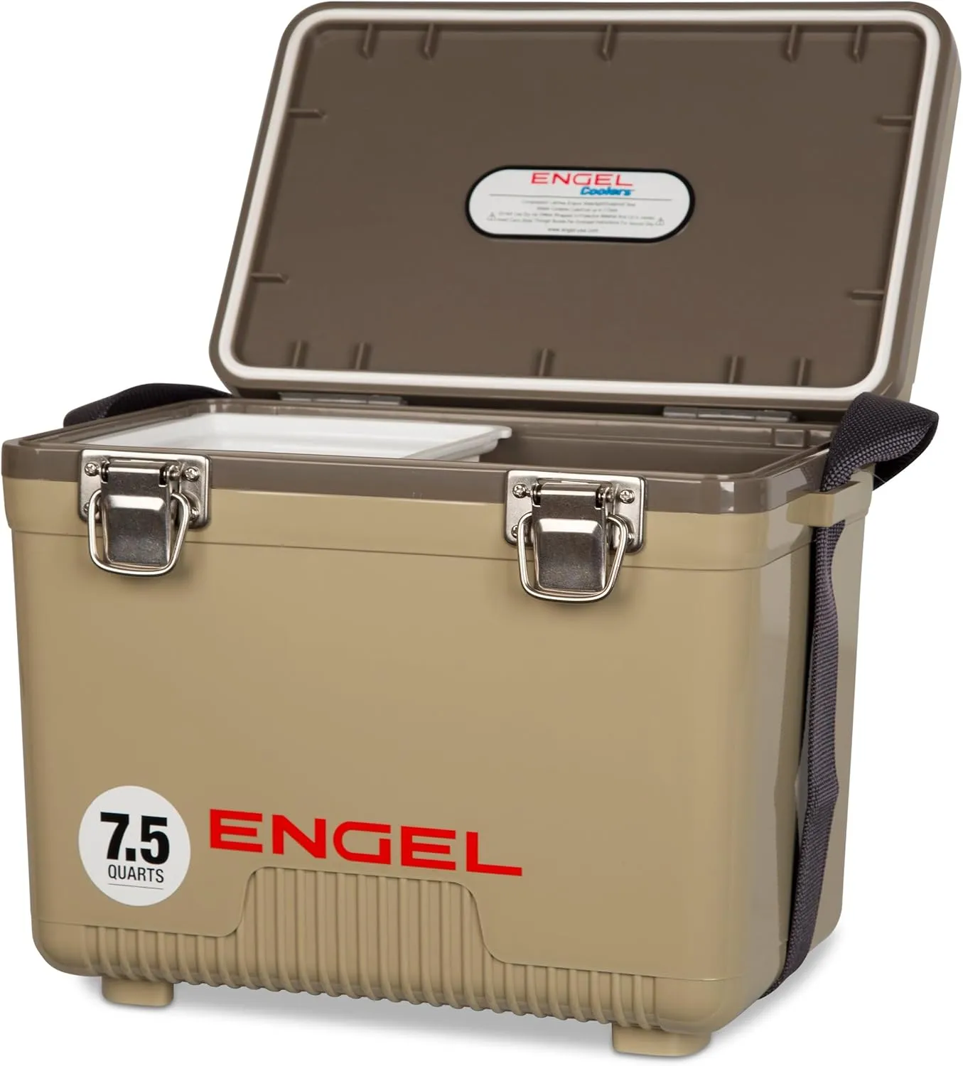 Engel UC7 7.5qt Leak-Proof, Air Tight, Drybox Cooler and Small Hard Shell Lunchbox for Men and Women