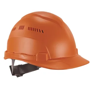 ergodyne® Skullerz 8966 Class C Lightweight CapStyle Hard Hat, Adjustable Venting, 6-Point Rachet Suspension, Orange