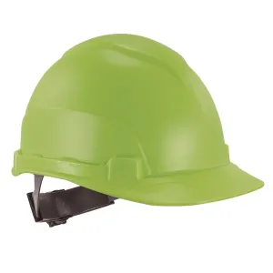 ergodyne® Skullerz 8967 Class E Lightweight Cap-Style Hard Hat, 6-Point Rachet Suspension, Lime