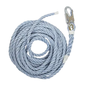 FallTech 8149T 50' Construction-Grade Vertical Lifeline with Taped End (each)