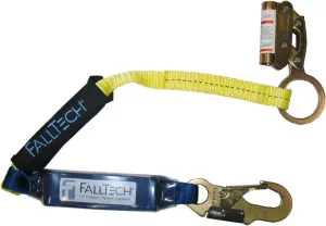 FallTech 8353LT Manual Grab with SoftPack 3-Foot Shock Absorbing Lanyard
